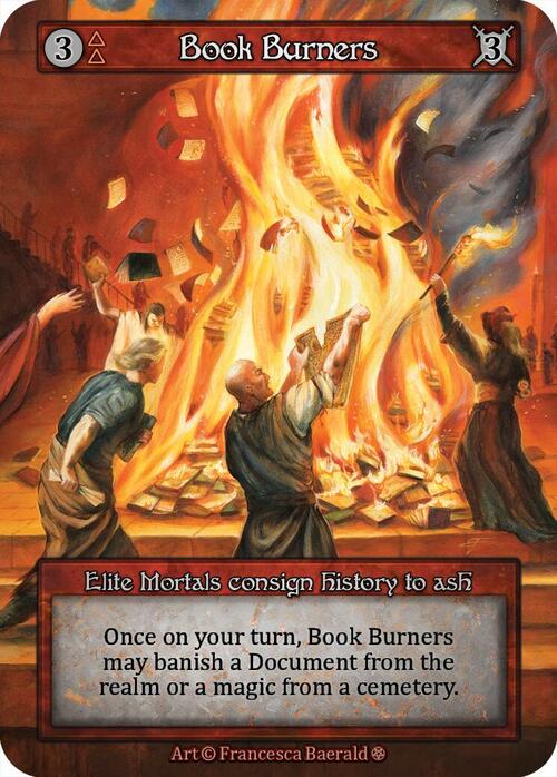 Book Burners Card Front
