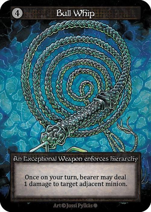 Bull Whip Card Front