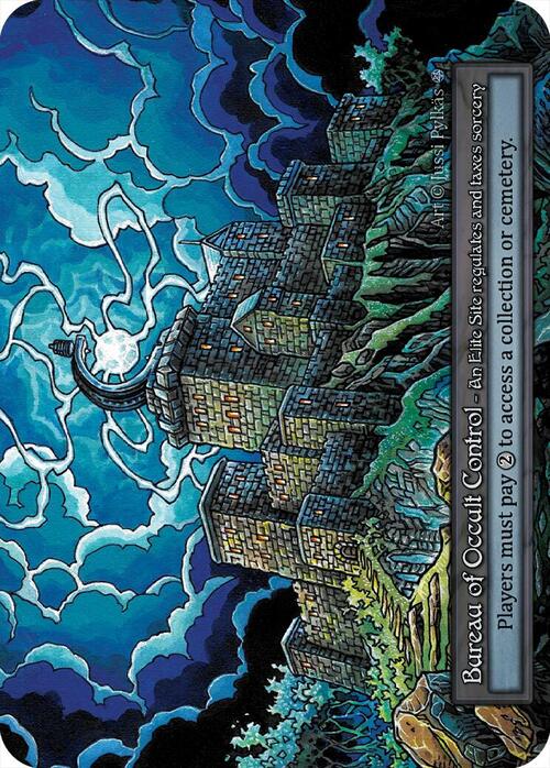 Bureau of Occult Control Card Front