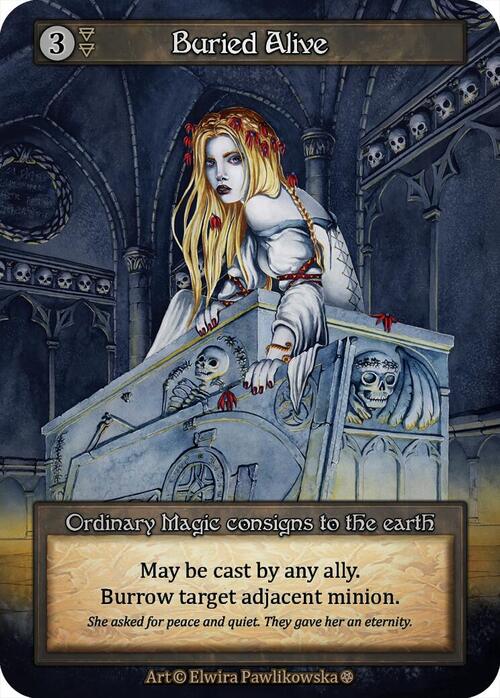 Buried Alive Card Front