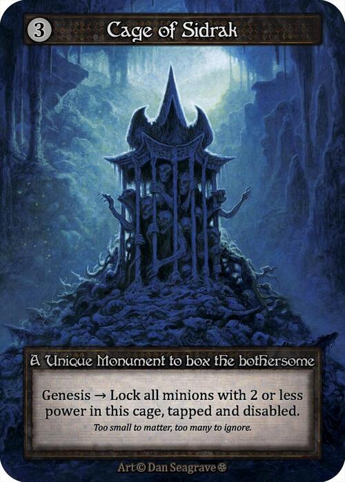 Cage of Sidrak Card Front