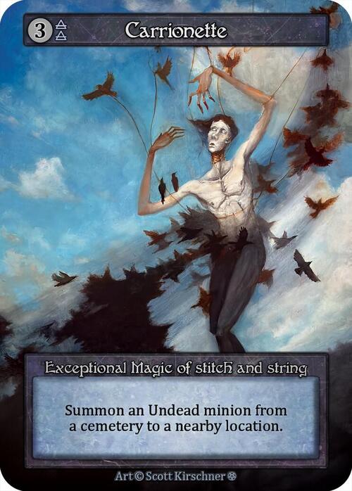 Carrionette Card Front