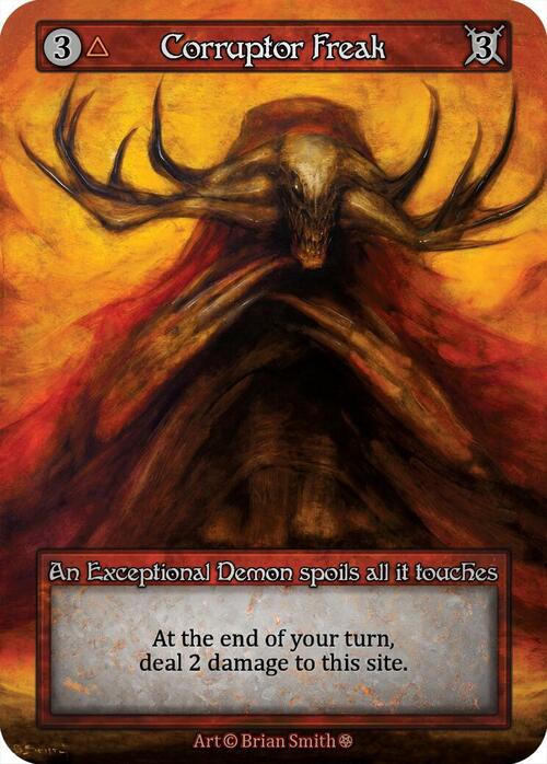 Corruptor Freak Card Front