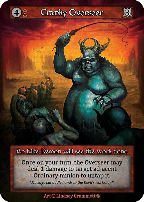 Cranky Overseer Card Front