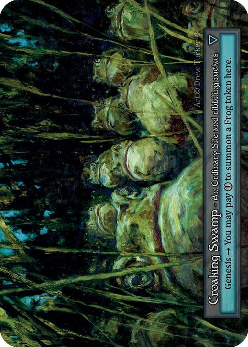 Croaking Swamp Card Front