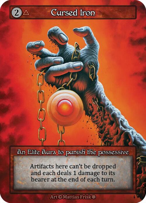 Cursed Iron Card Front