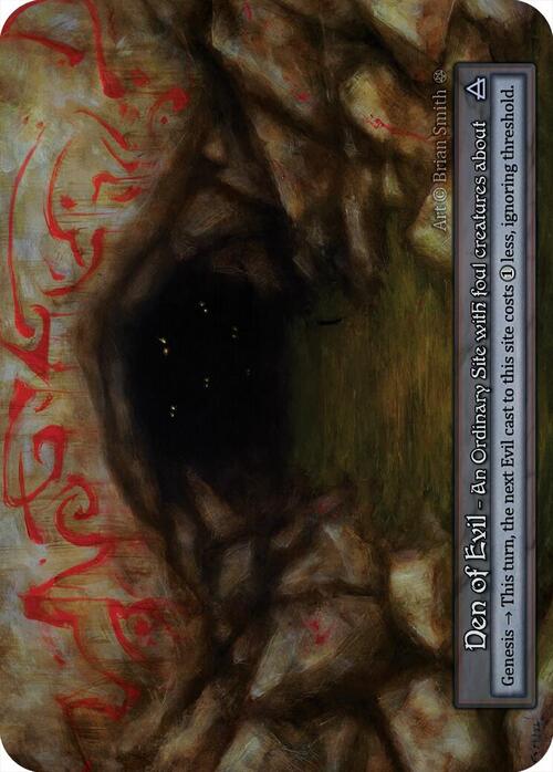 Den of Evil Card Front