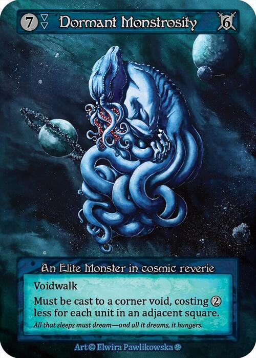 Dormant Monstrosity Card Front