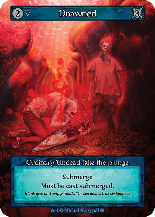Drowned Card Front