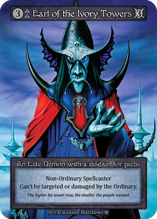 Earl of the Ivory Towers Card Front