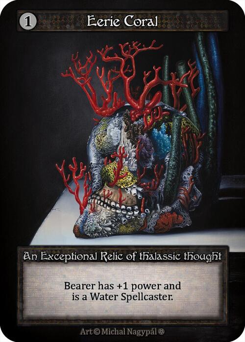 Eerie Coral Card Front