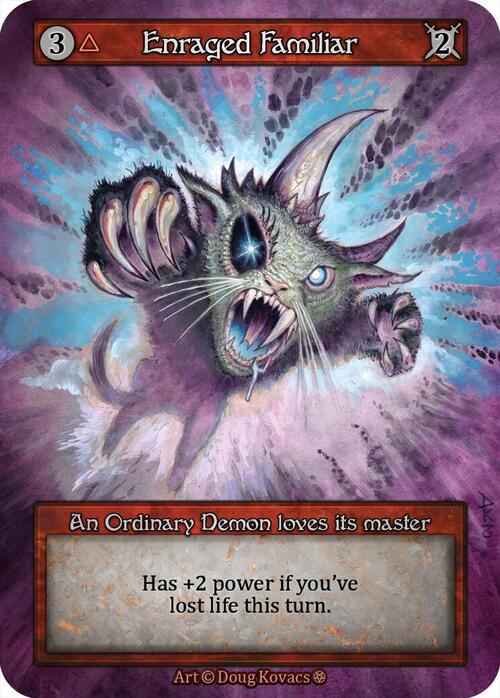 Enraged Familiar Card Front