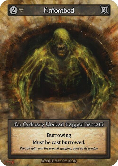 Entombed Card Front