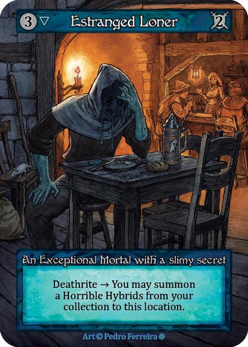 Estranged Loner Card Front