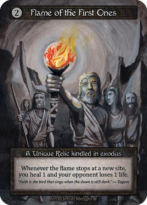Flame of the First Ones Frente