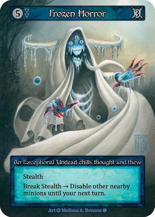 Frozen Horror Card Front