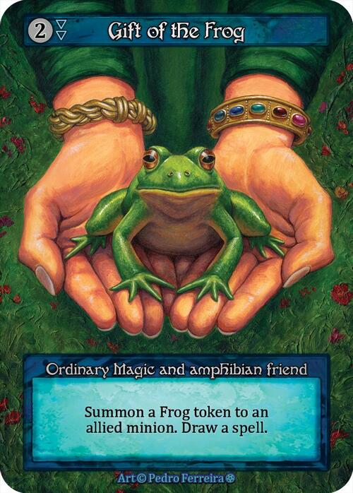 Gift of the Frog Card Front