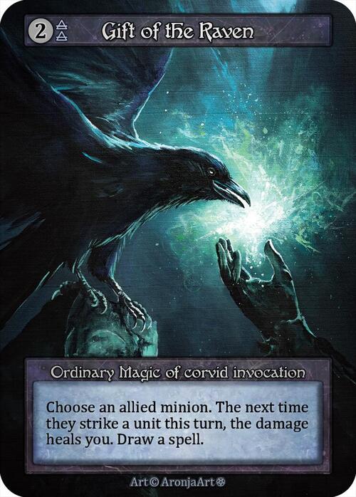 Gift of the Raven Card Front