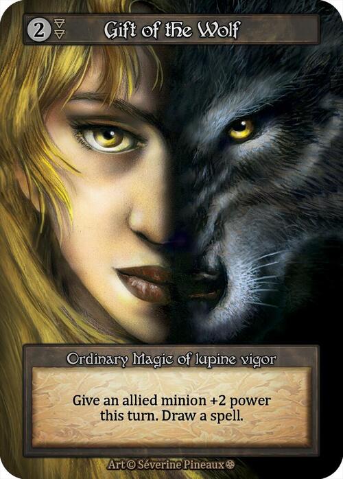 Gift of the Wolf Card Front