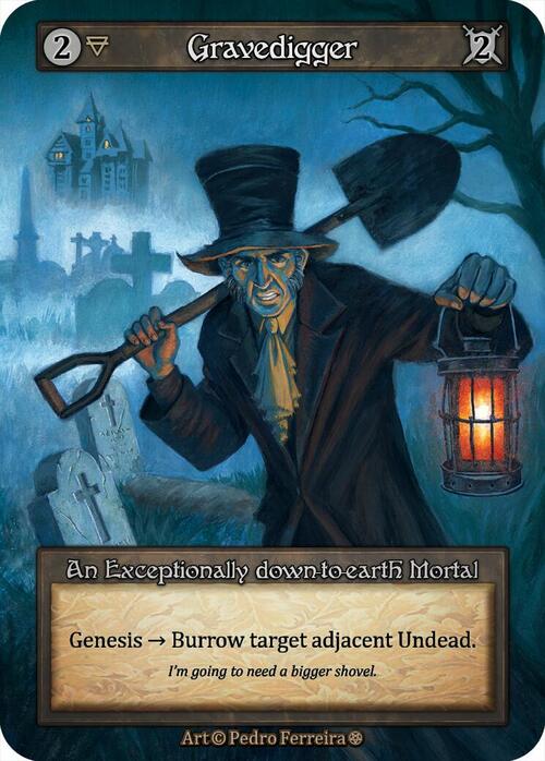 Gravedigger Card Front