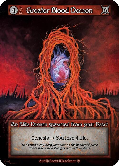 Greater Blood Demon Card Front