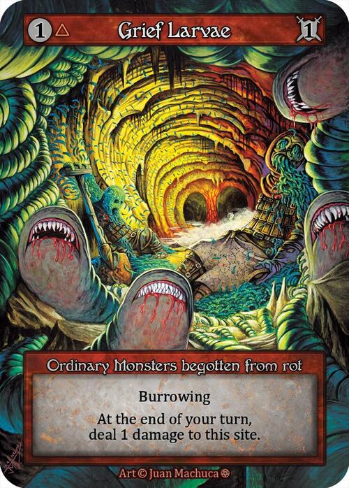 Grief Larvae Card Front