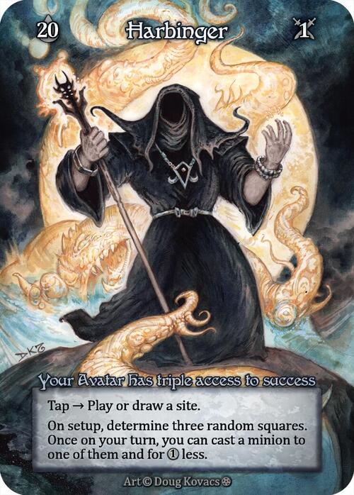 Harbinger Card Front
