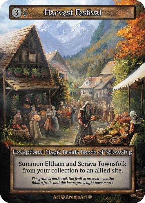 Harvest Festival Card Front