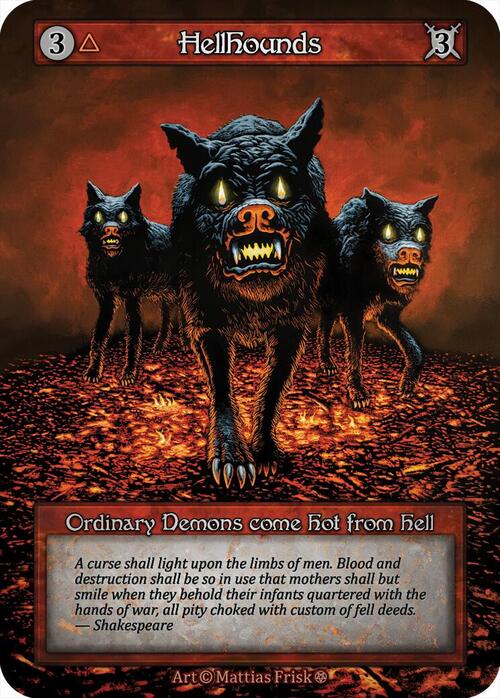 Hellhounds Card Front