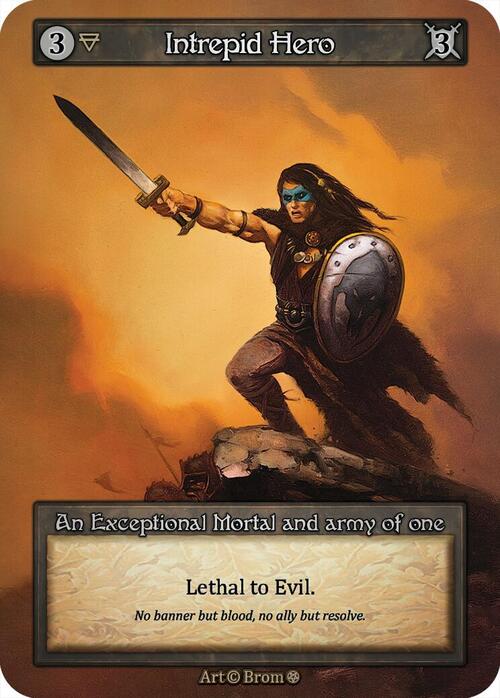 Intrepid Hero Card Front