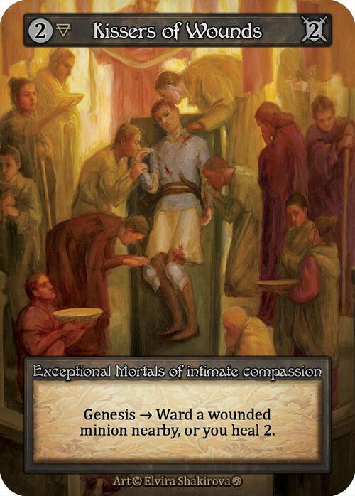 Kissers of Wounds Card Front