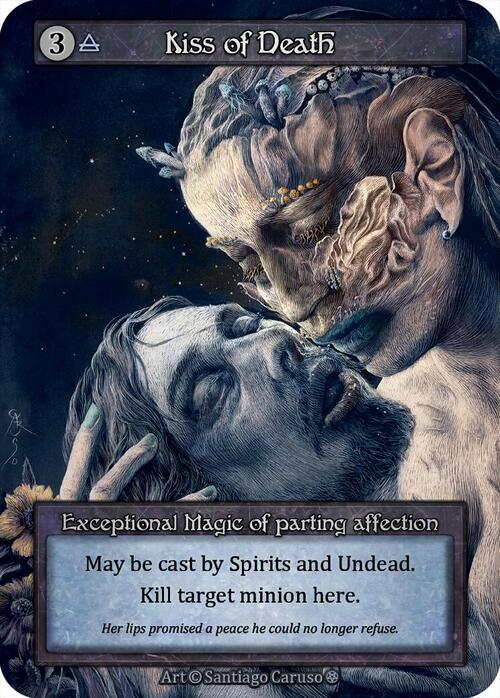 Kiss of Death Card Front
