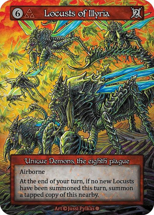 Locusts of Illyria Card Front
