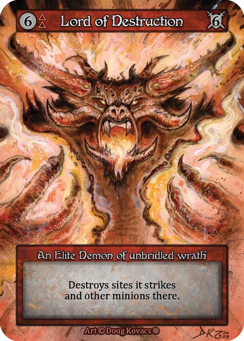 Lord of Destruction Frente