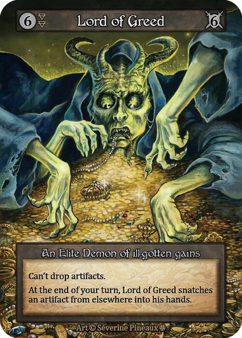 Lord of Greed Card Front