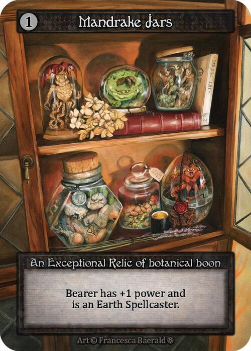 Mandrake Jars Card Front