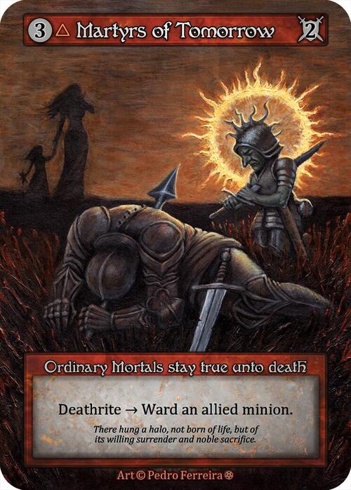 Martyrs of Tomorrow Card Front