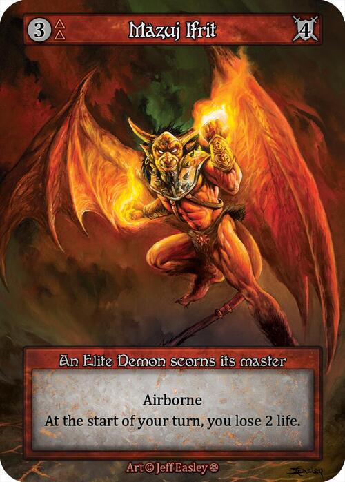 Mazuj Ifrit Card Front
