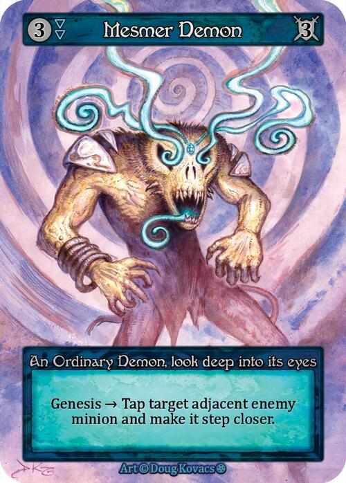 Mesmer Demon Card Front
