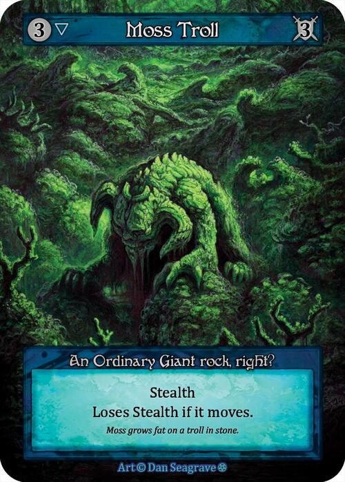 Moss Troll Card Front