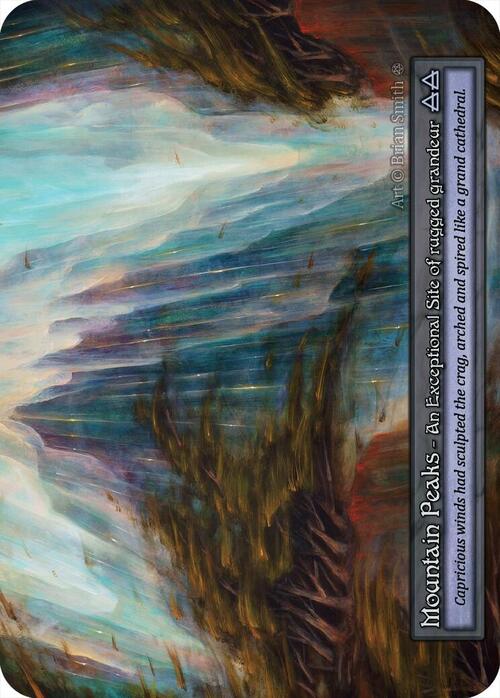 Mountain Peaks Card Front