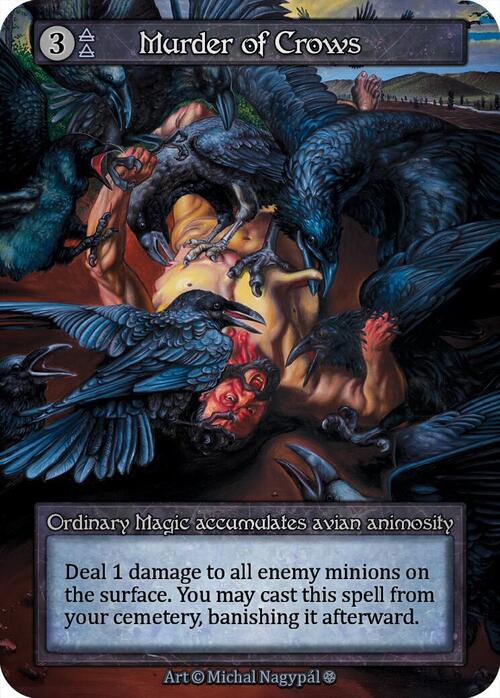Murder of Crows Card Front