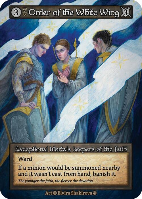 Order of the White Wing Frente