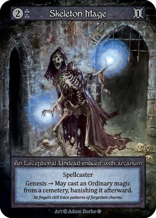 Skeleton Mage Frente
