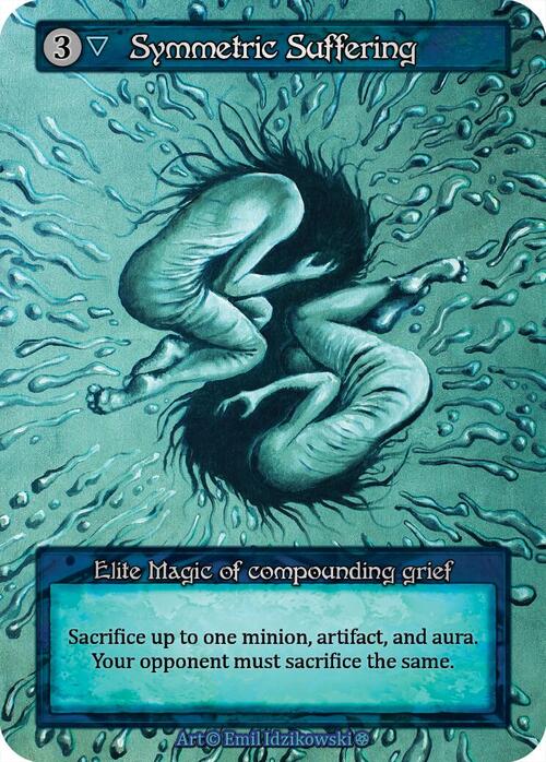 Symmetric Suffering Card Front