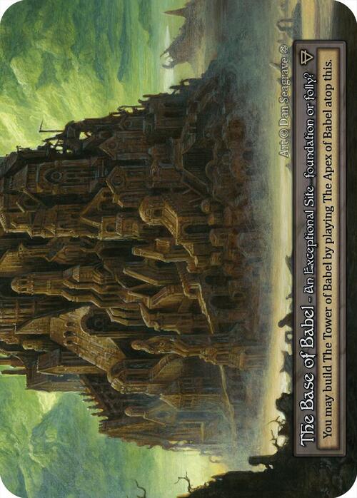 The Base of Babel Card Front