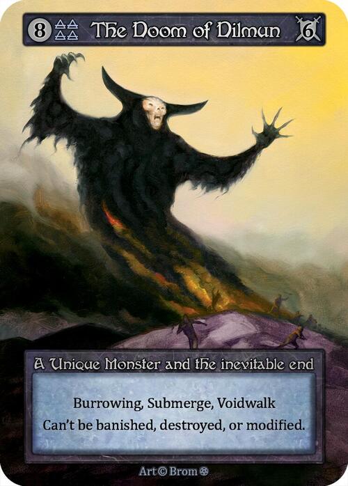 The Doom of Dilmun Card Front