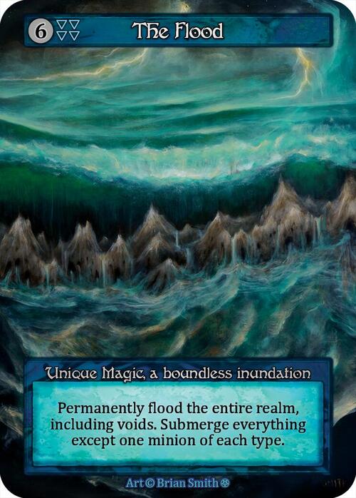 The Flood Card Front