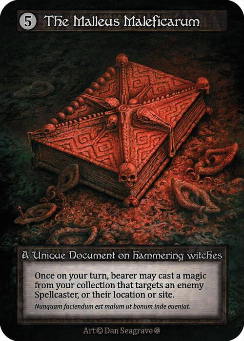 The Malleus Maleficarum Card Front