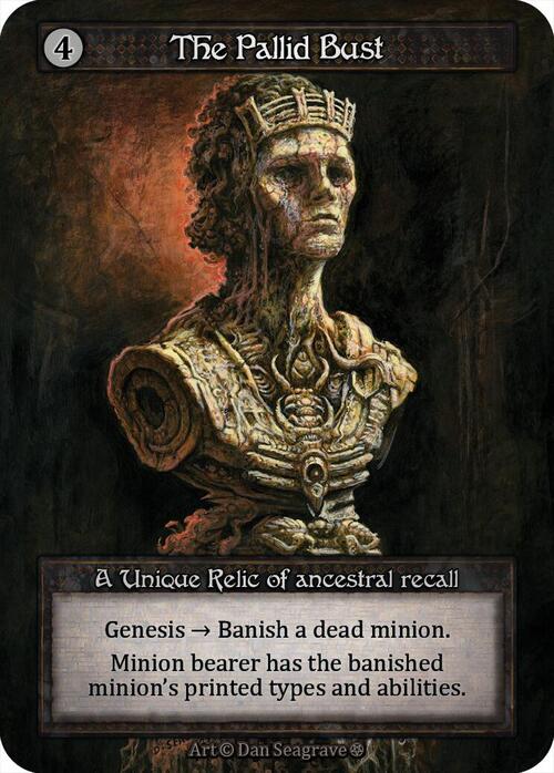 The Pallid Bust Card Front